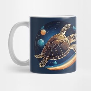 Sea Turtle in Outer Space Mug